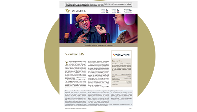 Viewture EIS – Research Report – Cover