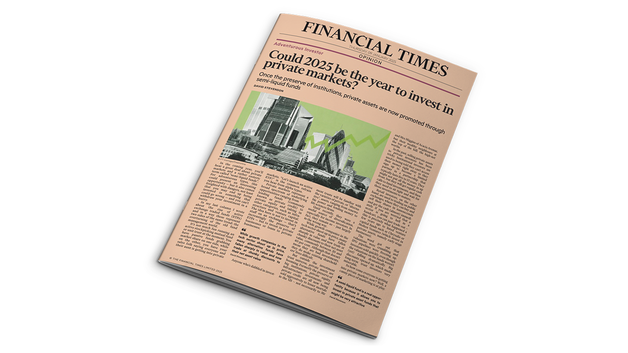 FT Private Markets January 2025