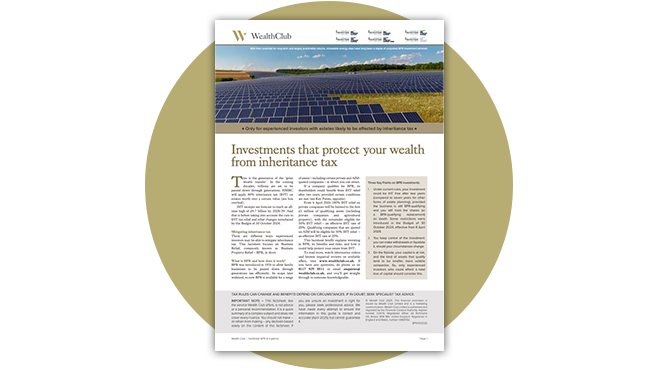 IHT Factsheet Gold Circle