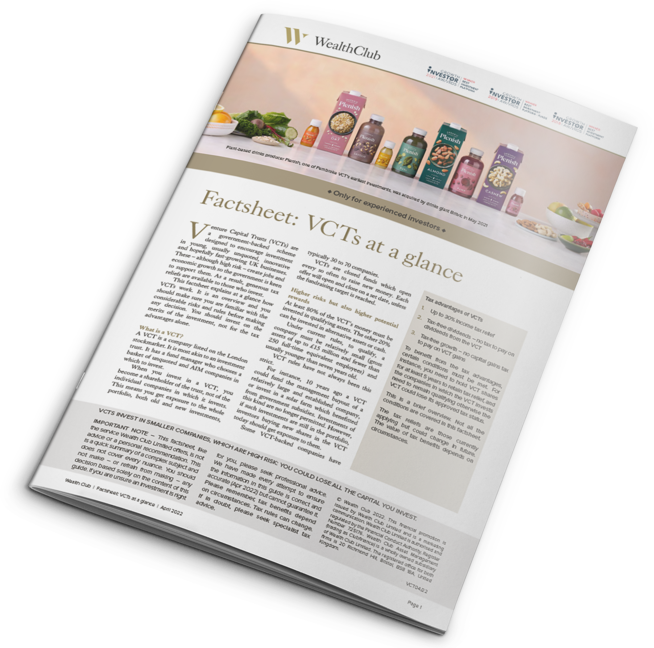 Cover: VCTs at a glance