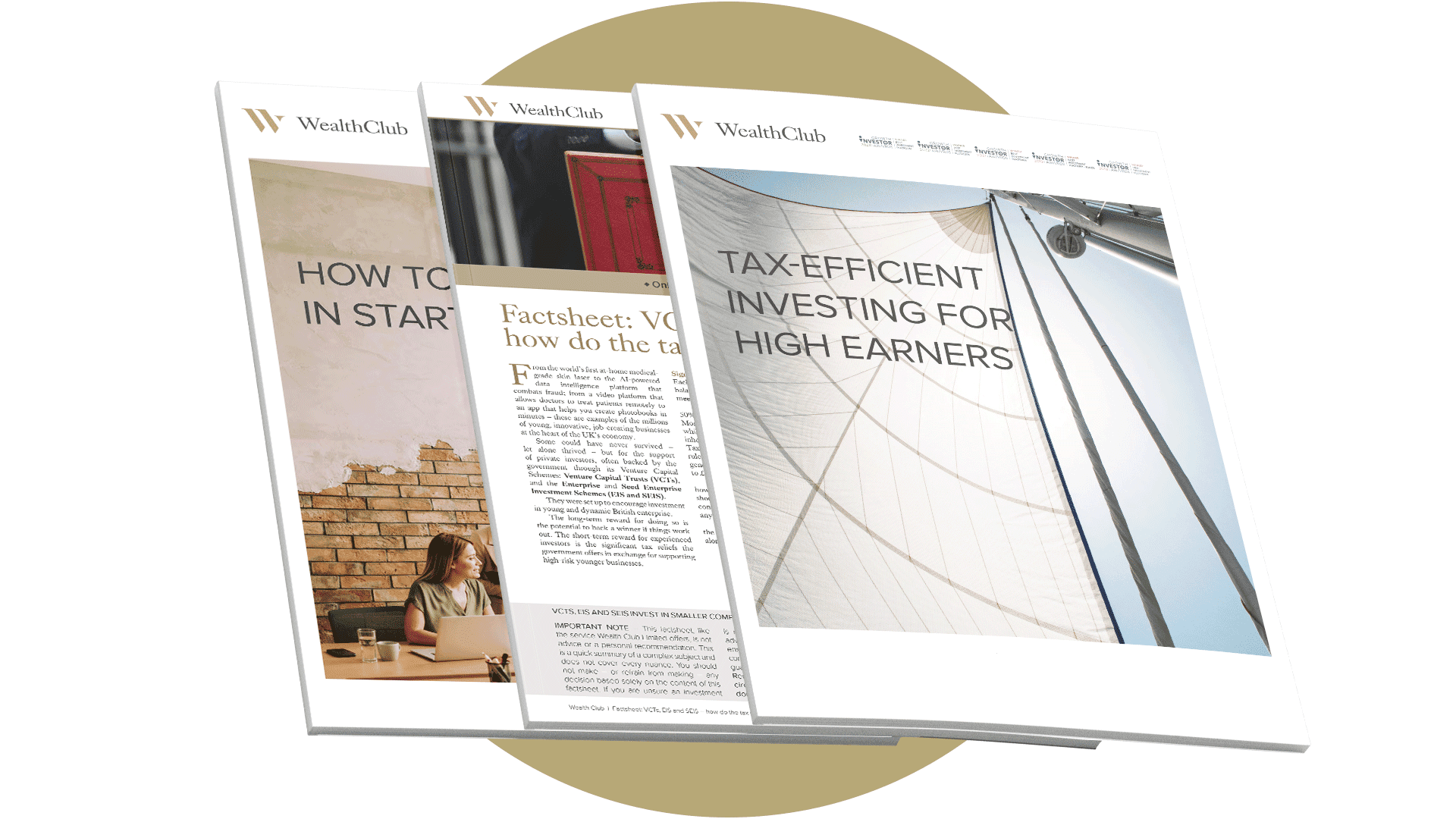 A selection of Wealth Club free guides