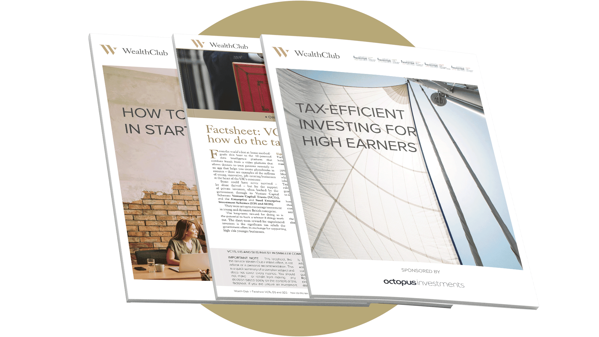 A selection of Wealth Club free guides